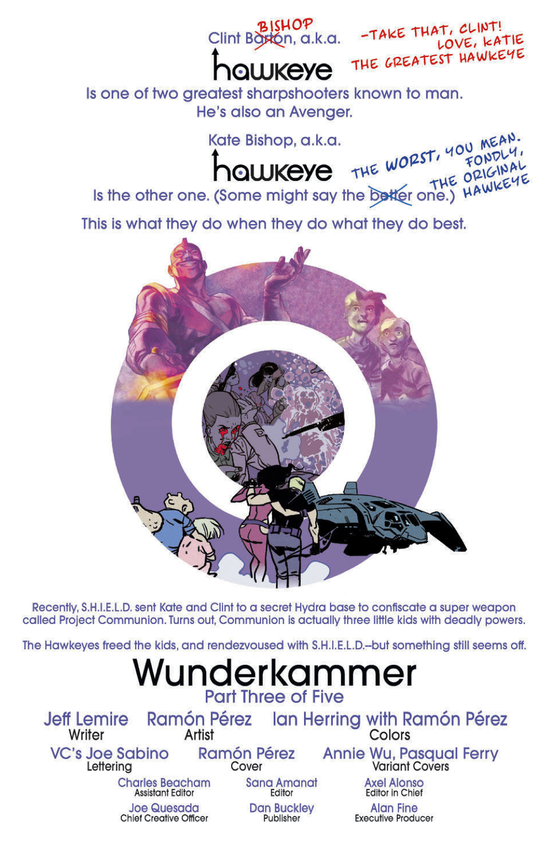 Illustration for article titled Exclusive Marvel preview: Past and present intertwine in All-New Hawkeye #3